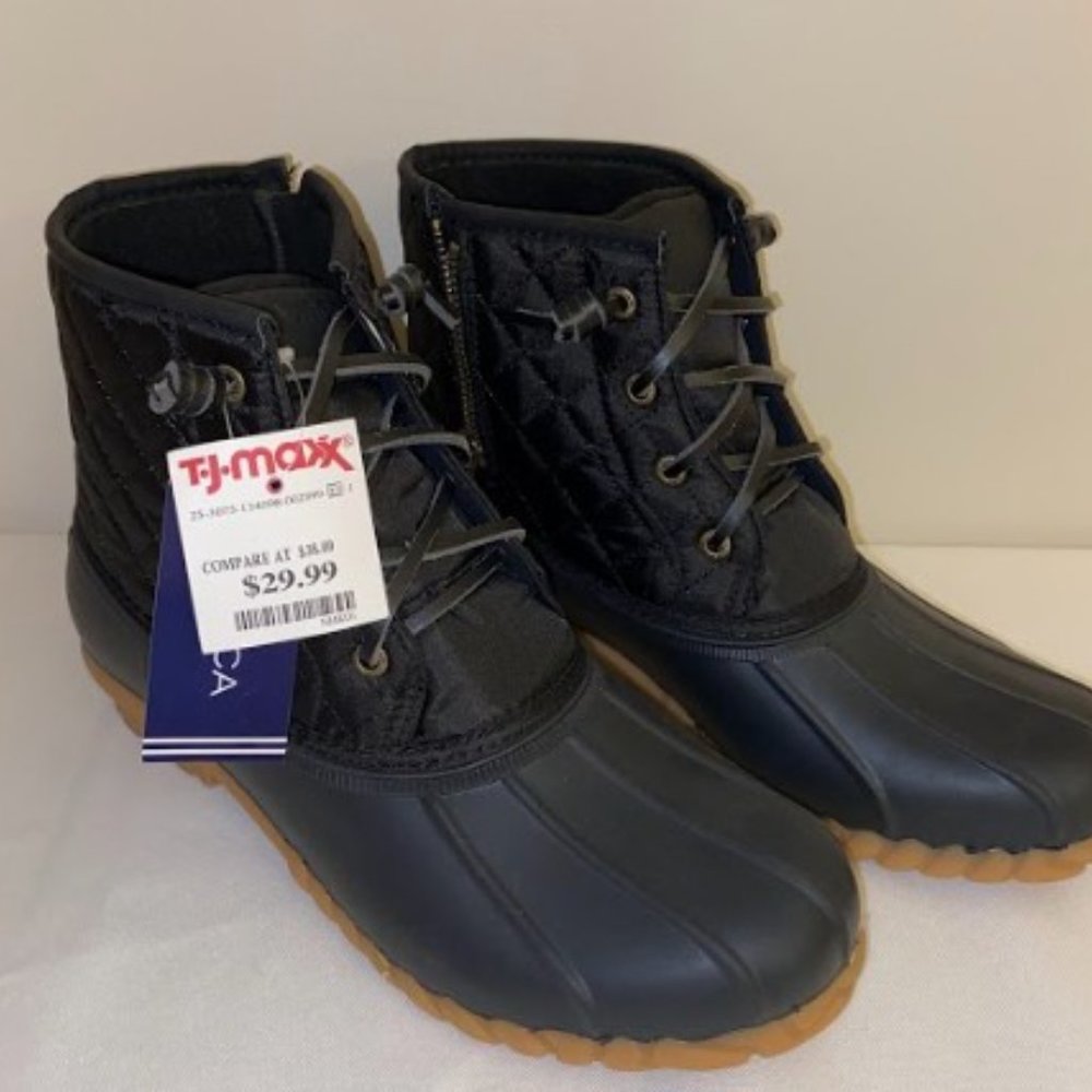 Nautica Black Duck boots